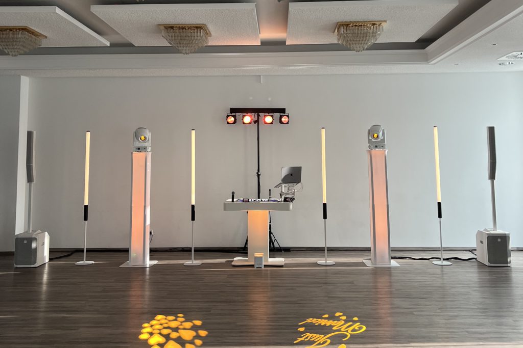 Licht- und Technik Paket Gold. Hochzeits Dj Bayern