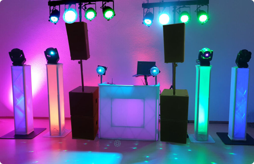 Licht- und Technik Paket Platin. Hochzeits Dj Bayern